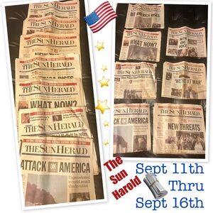 Sept 11–16 Newspaper Collection -